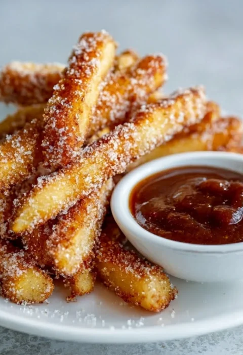 Easy Air Fryer Apple Fries