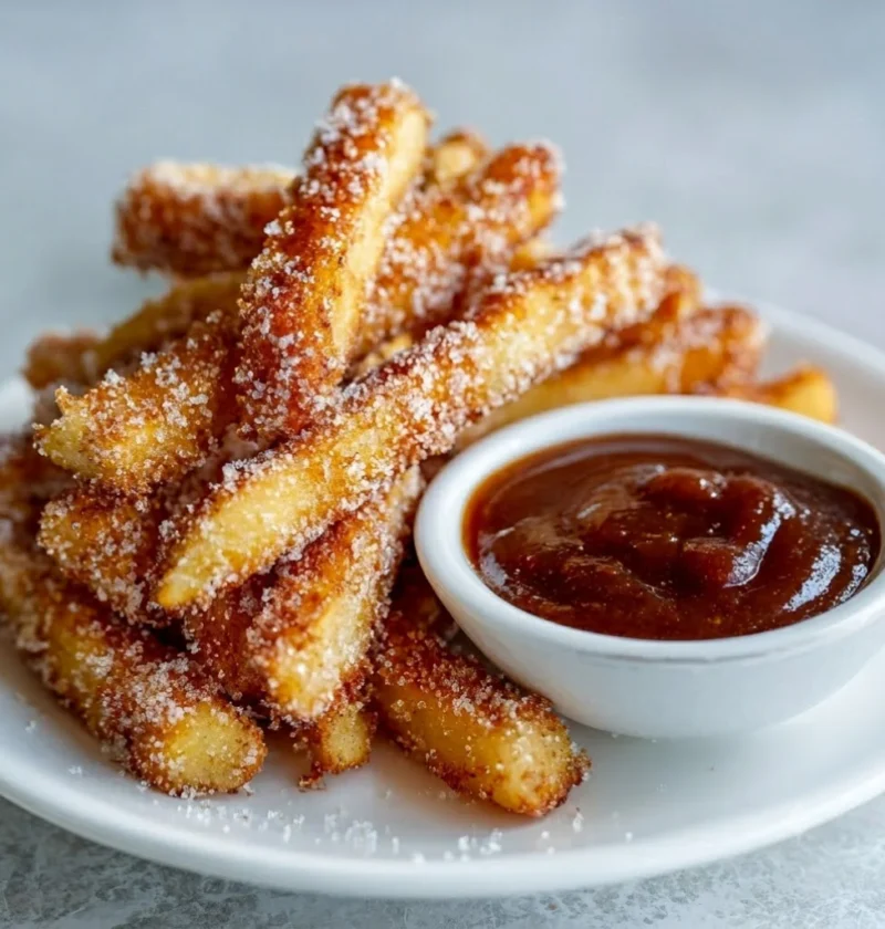 Easy Air Fryer Apple Fries