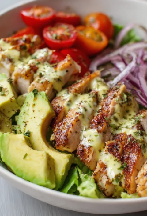 Easy Chicken Avocado Salad Recipe