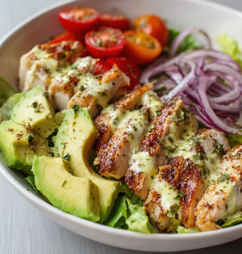 Easy Chicken Avocado Salad Recipe