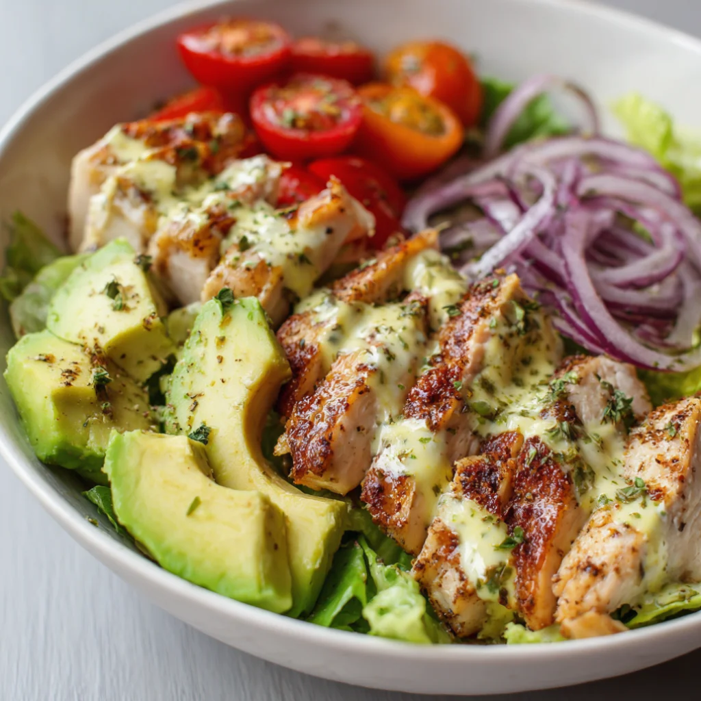 Easy Chicken Avocado Salad