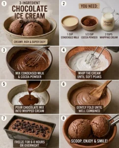 Easy Chocolate Ice Cream