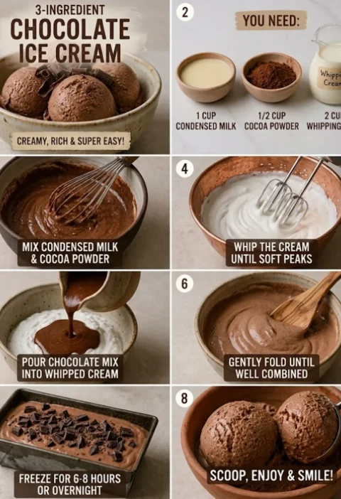 Easy Chocolate Ice Cream