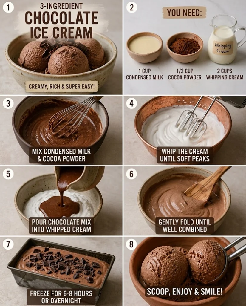Easy Chocolate Ice Cream
