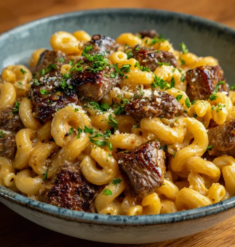 Easy Creamy Buttery Steak Pasta