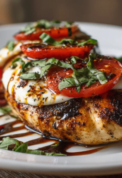 Easy Grilled Chicken Caprese