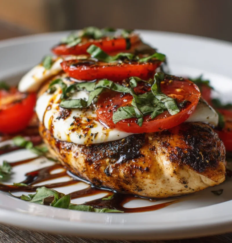Easy Grilled Chicken Caprese