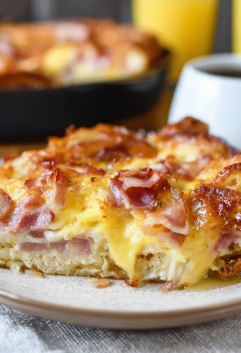 Easy Monte Cristo Breakfast Casserole