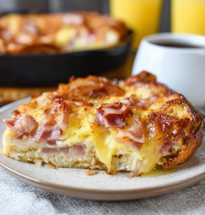 Easy Monte Cristo Breakfast Casserole