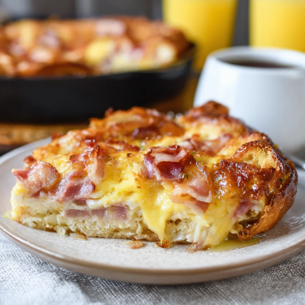 Easy Monte Cristo Breakfast Casserole