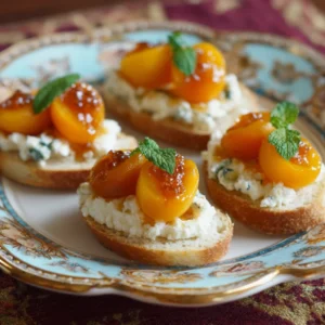 Elegant Apricot Goat Cheese Appetizers