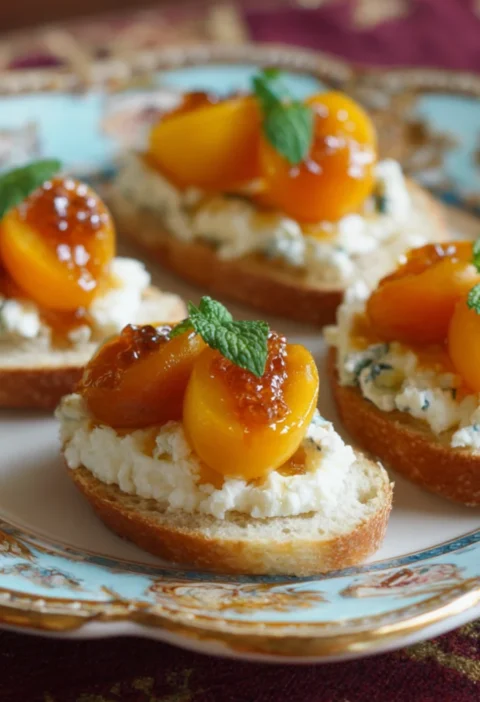 Elegant Apricot Goat Cheese Appetizers