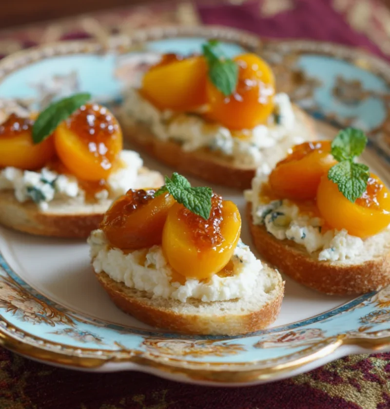 Elegant Apricot Goat Cheese Appetizers