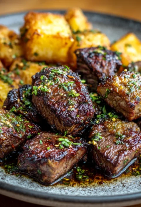 Garlic Butter Steak Bites