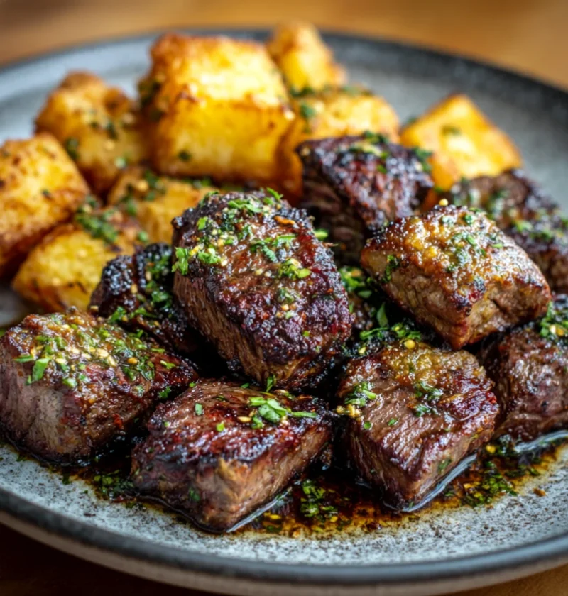 Garlic Butter Steak Bites
