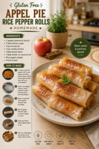 Gluten Free Apple Pie Rice Pepper Rolls