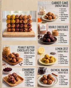 Healthy Energy Balls From One Recipe