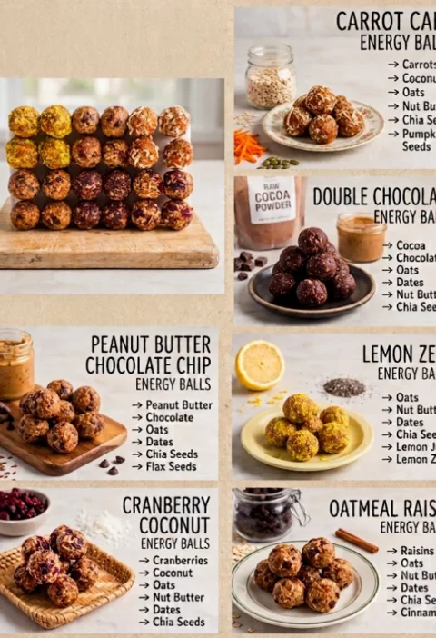 Healthy energy balls