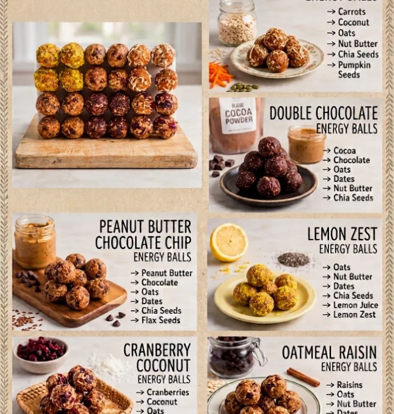 Healthy energy balls