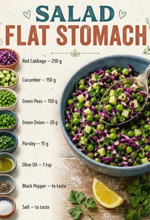 Healthy Salad For Flat Stomach Recipe