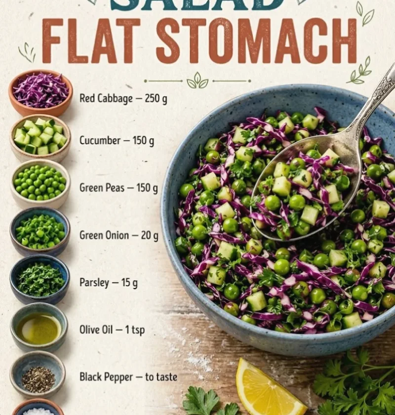 Healthy Salad For Flat Stomach Recipe