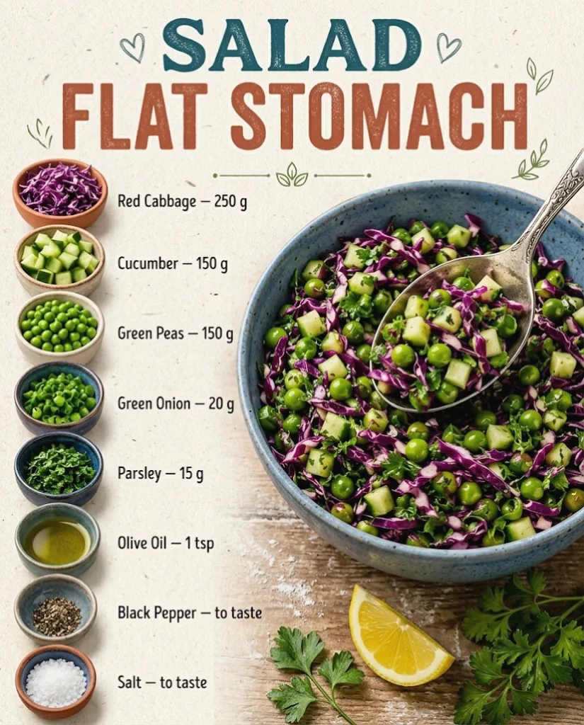 Healthy Salad For Flat Stomach Recipe