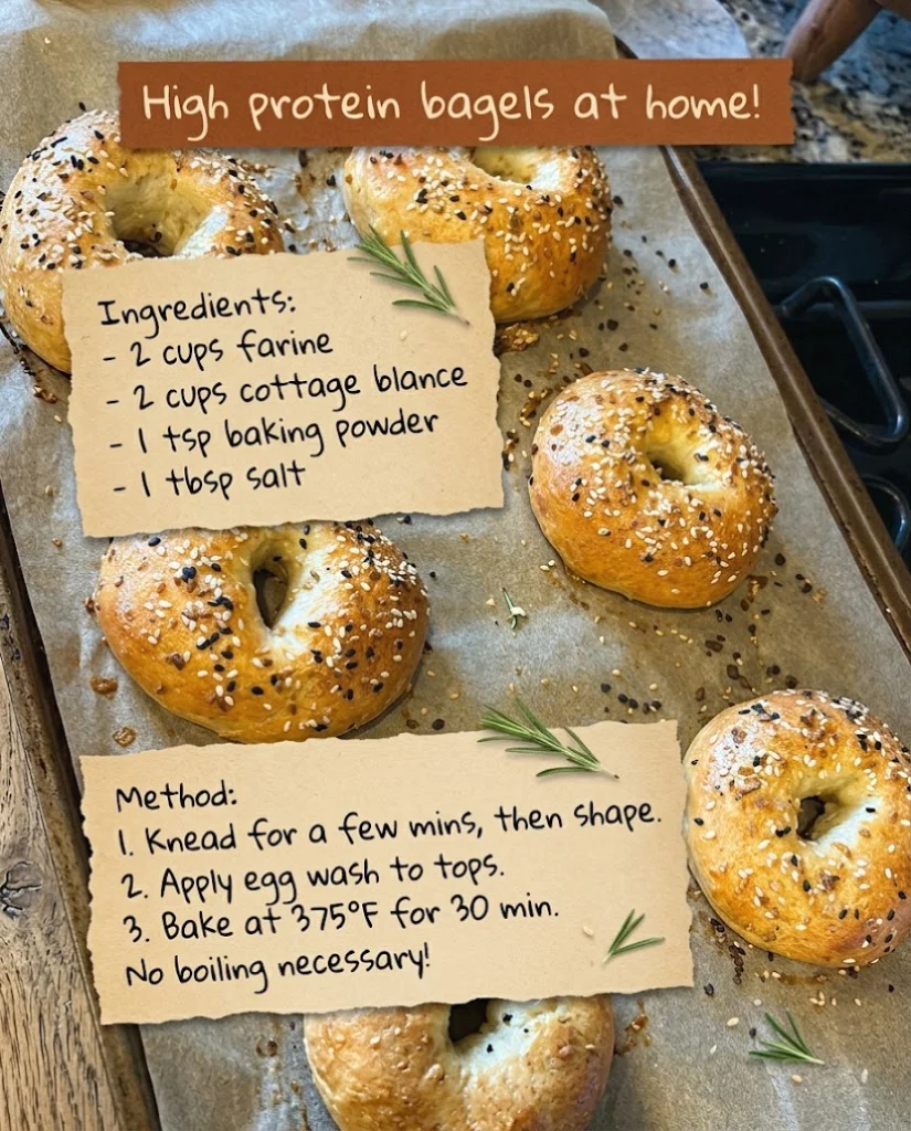 High Protein Bagels At Home