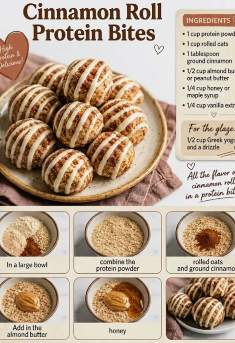 High Protein Cinnamon Roll