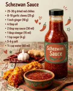 Homemade Schezwan Sauce
