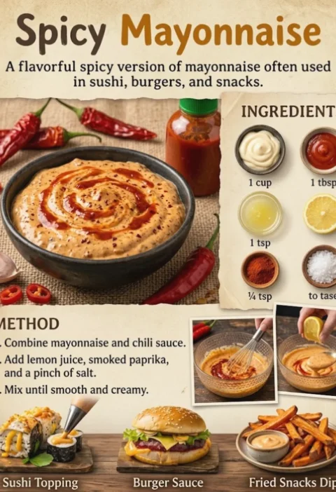 Homemade Spicy Mayonnaise