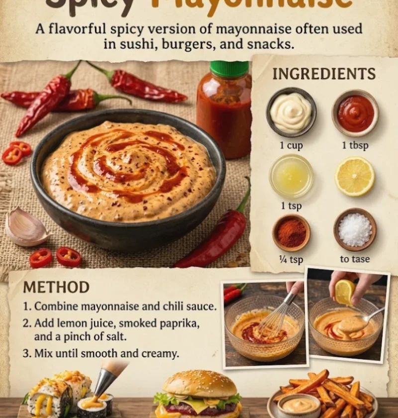 Homemade Spicy Mayonnaise