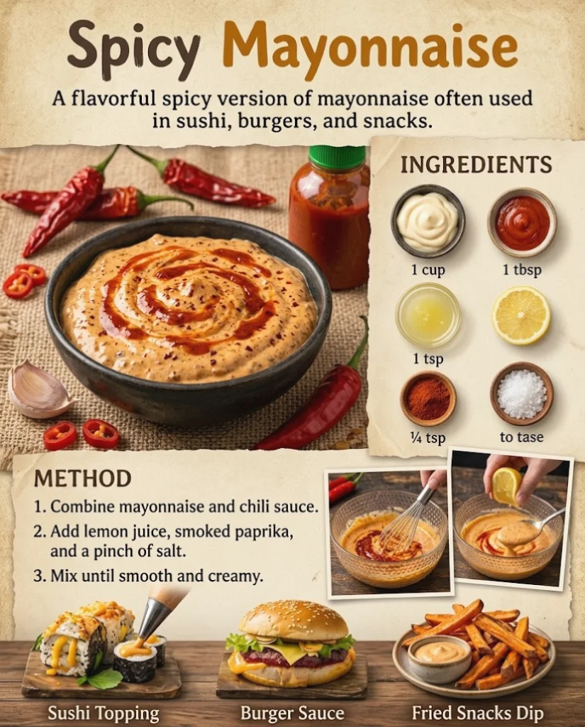 Homemade Spicy Mayonnaise