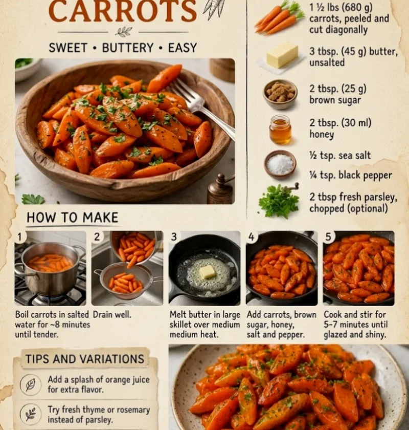 Honey Glazed Carrots Recipe