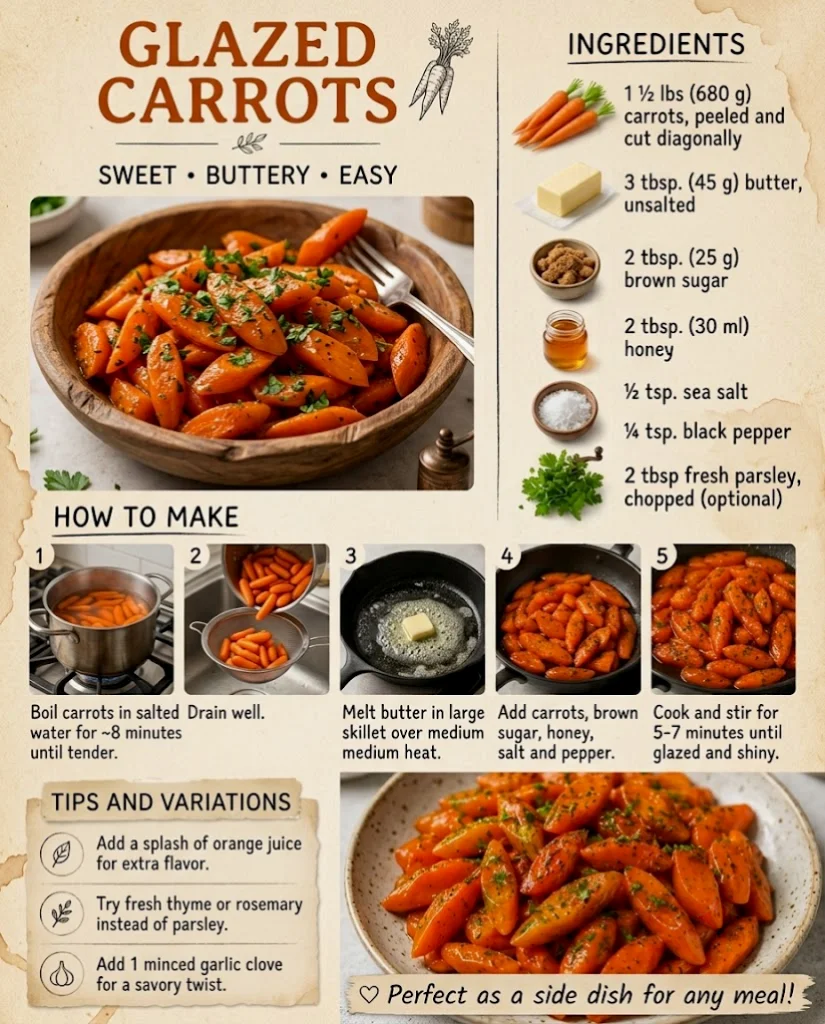 Honey Glazed Carrots Recipe