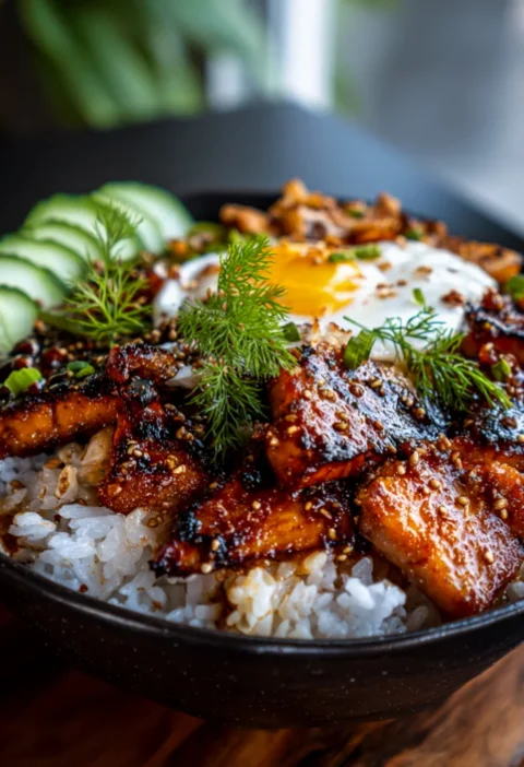 Hot Honey Grilled Bowls with Rice