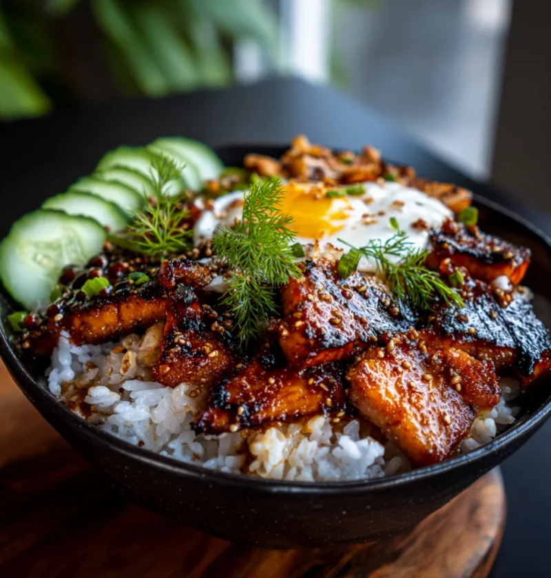 Hot Honey Grilled Bowls with Rice
