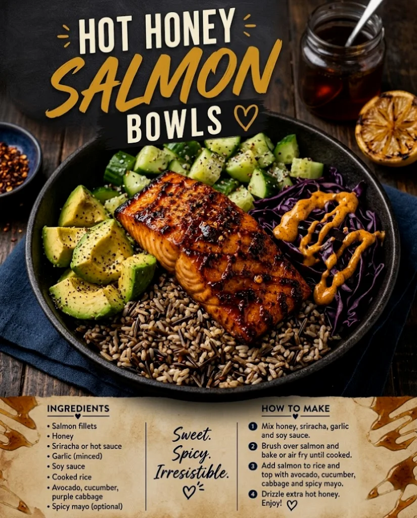 Hot Honey Salmon Bowl