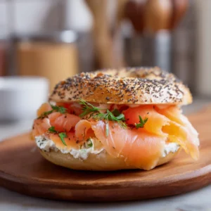How to Layer a Smoked Salmon Bagel
