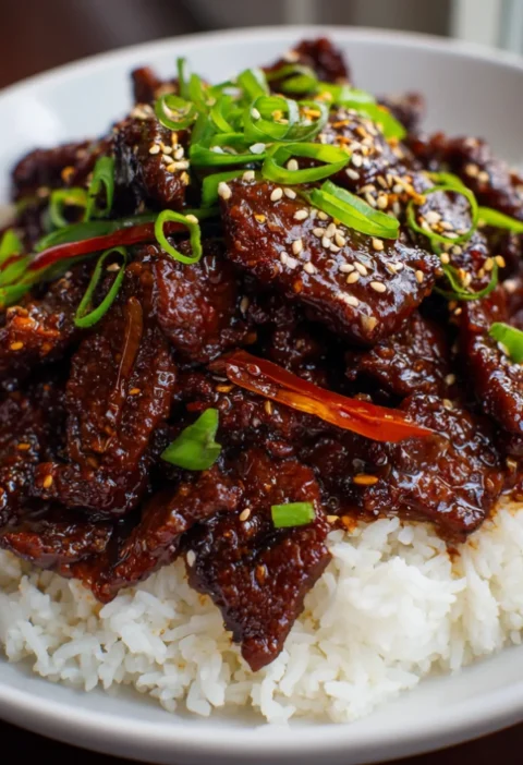Mongolian beef recipe