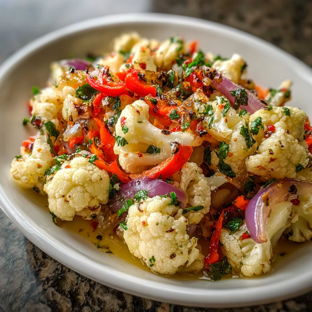 Marinated Cauliflower Salad