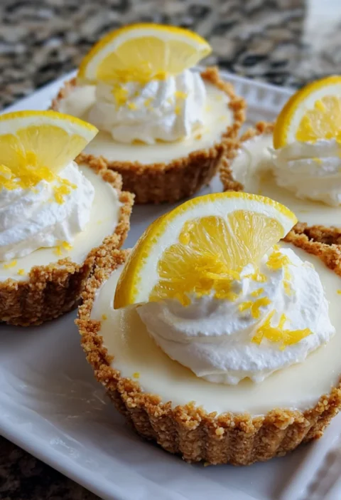 No-Bake Lemon Cheesecake Cups
