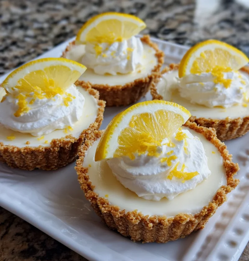 No-Bake Lemon Cheesecake Cups