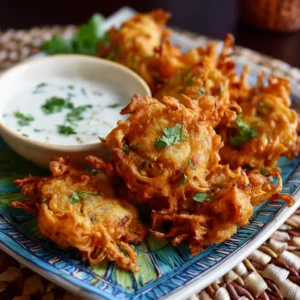 Perfectly Crispy Onion Bhajis – A Delicious Indian Appetizer