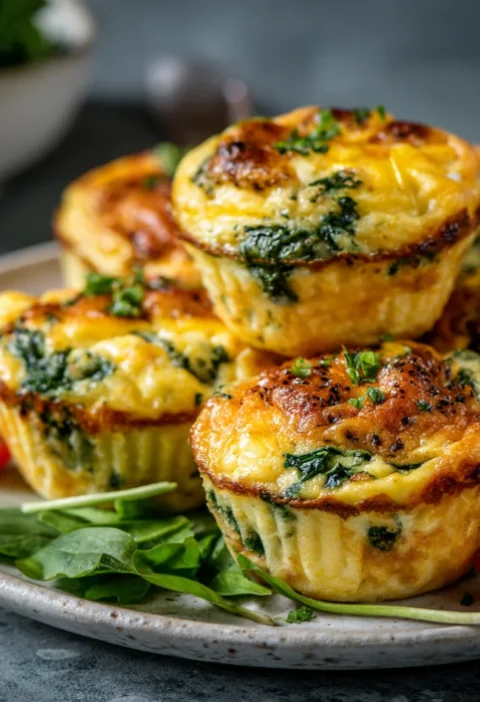 Quick and Protein Cottage Cheese Egg Muffins