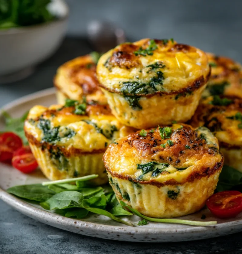 Quick and Protein Cottage Cheese Egg Muffins