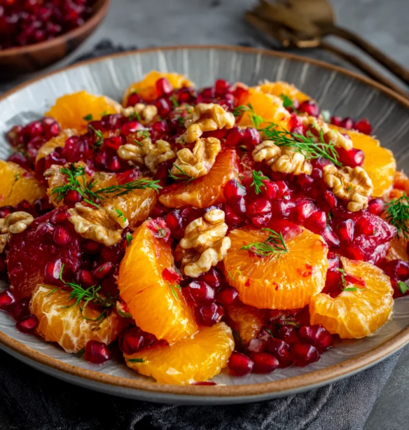 Refreshing Orange and Pomegranate Salad