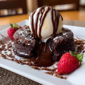 Rich And Gooey Chocolate Lava Cake