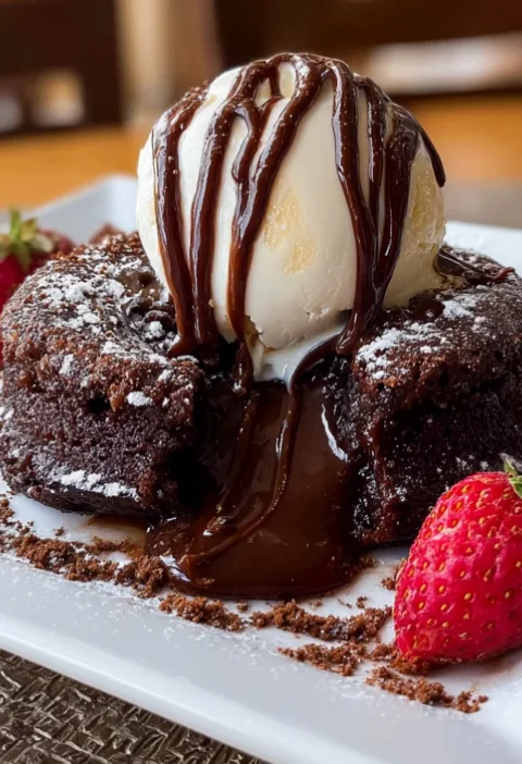 Rich And Gooey Chocolate Lava Cake