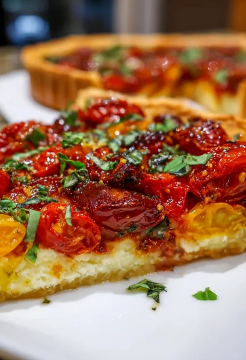 Savory Tomato Basil Tart