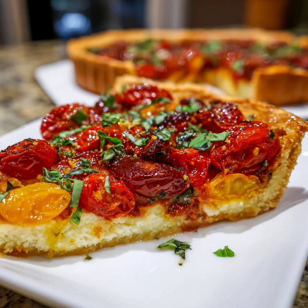 Savory Tomato Basil Tart